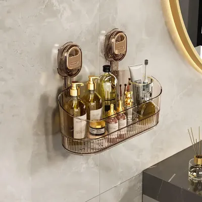 Wall Mounted Shelf Plastic Kitchen & Bathroom 